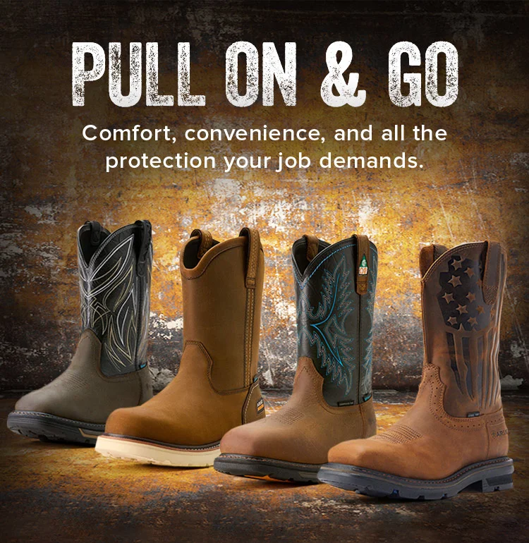 PULL AND GO. Comfort, convenience, and all the protection your job demands.
