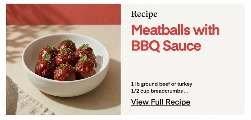 BBQ Meatballs Recipe