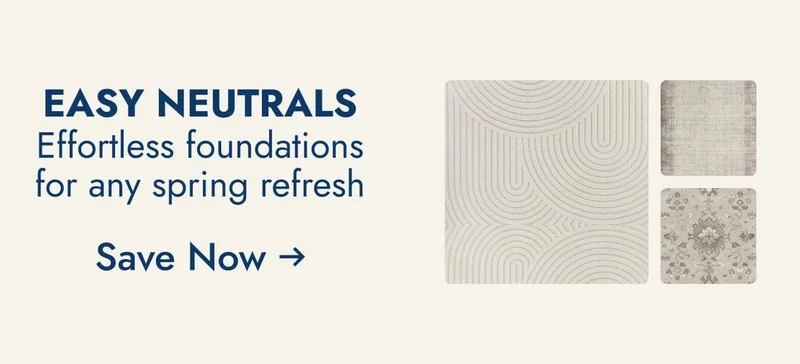 Easy Neutral Rugs-effortless foundations for any spring refresh