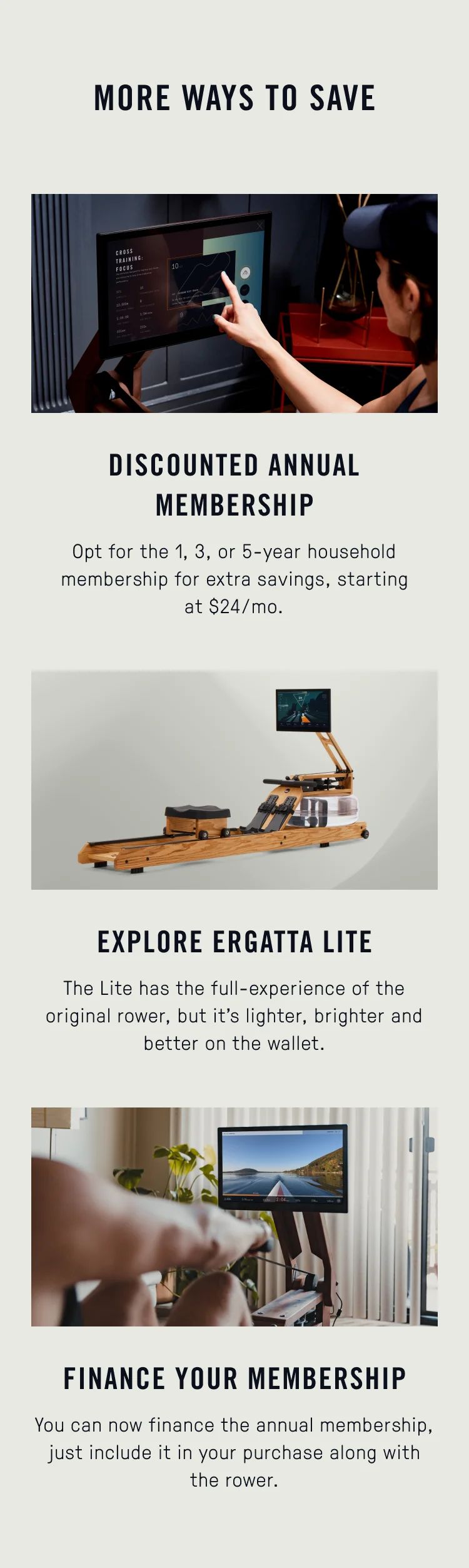 starting at $56/mo