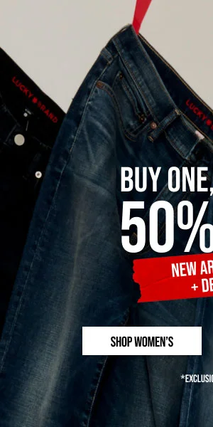 BOGO 50% Off Fall Denim Shop Women's