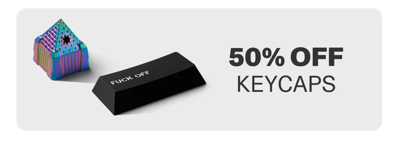 50% off Keycaps