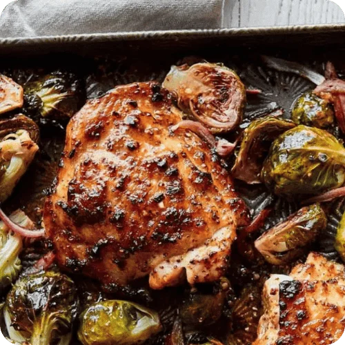 sheet pan honey mustard chicken thighs sheet pan honey mustard chicken thighs