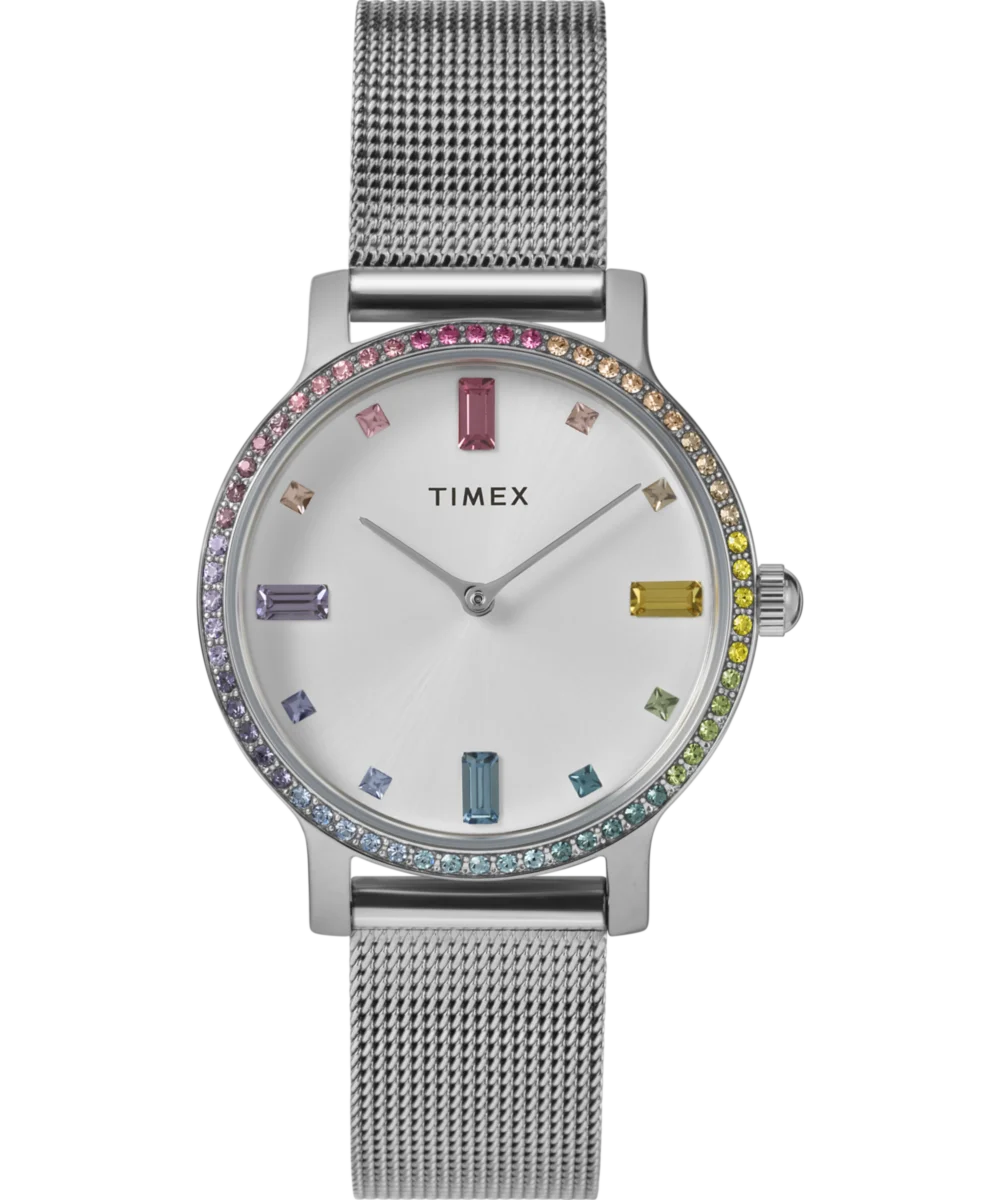 Image of Transcend 31mm Stainless Steel Mesh Band Watch