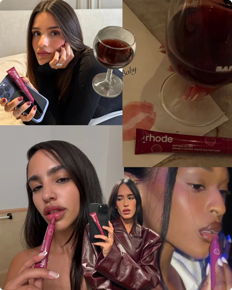 scented peptide lip tint raspberry jelly