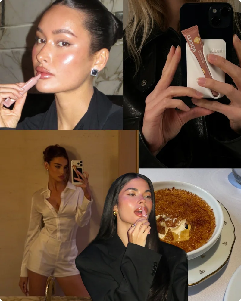 scented peptide lip tint toast