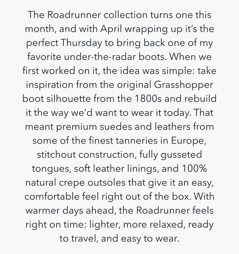 Shop The Roadrunner