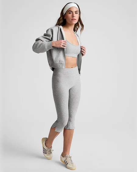 Spacedye™ Mid-Rise Slit Pedal Pusher Legging