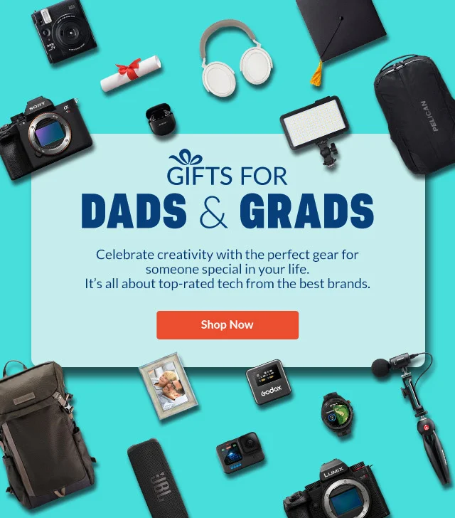 Gifts for Dads & Grads | Celebrate creativity with the perfect gear for someone special in your life.
