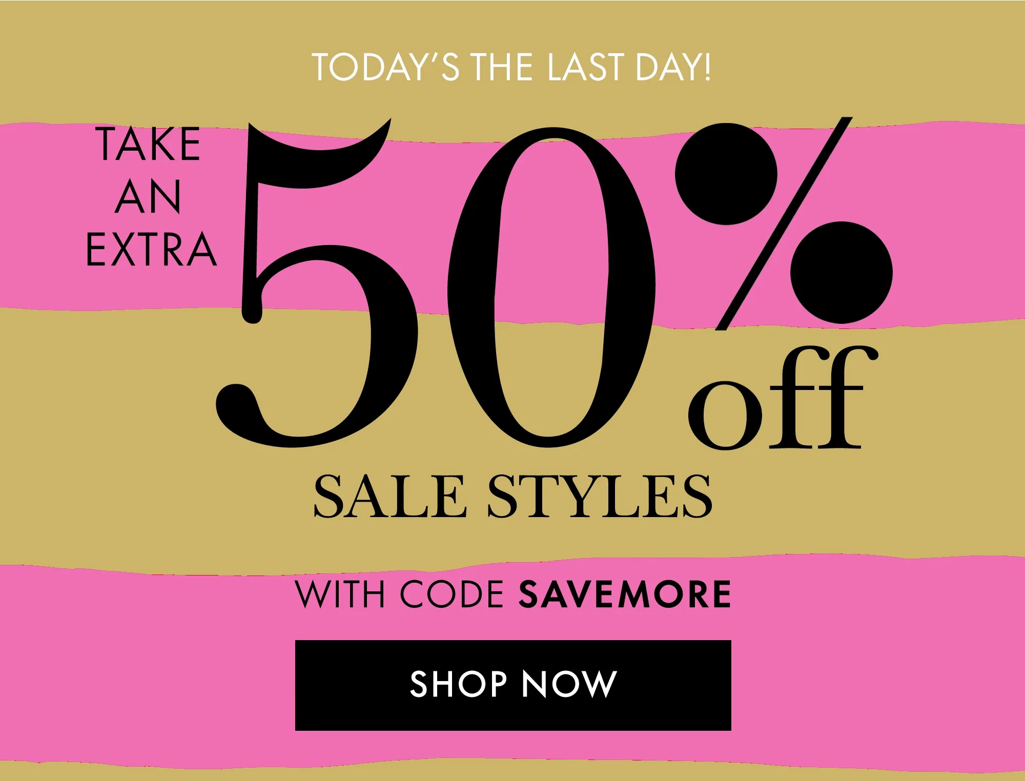 Take An Extra 50% Off Sale Styles With Code discount code