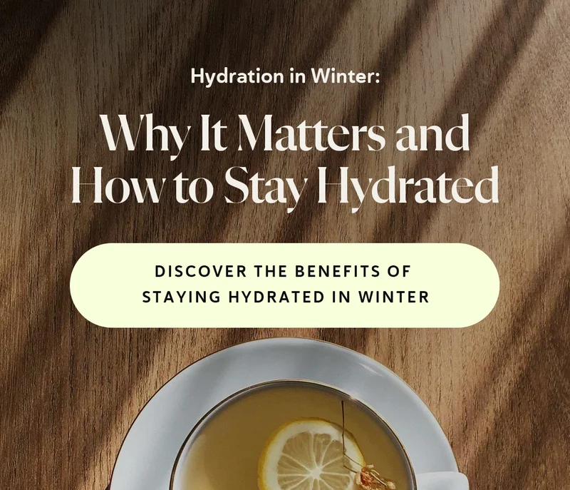 Hydration in Winter:  Why It Matters and How to Stay Hydrated