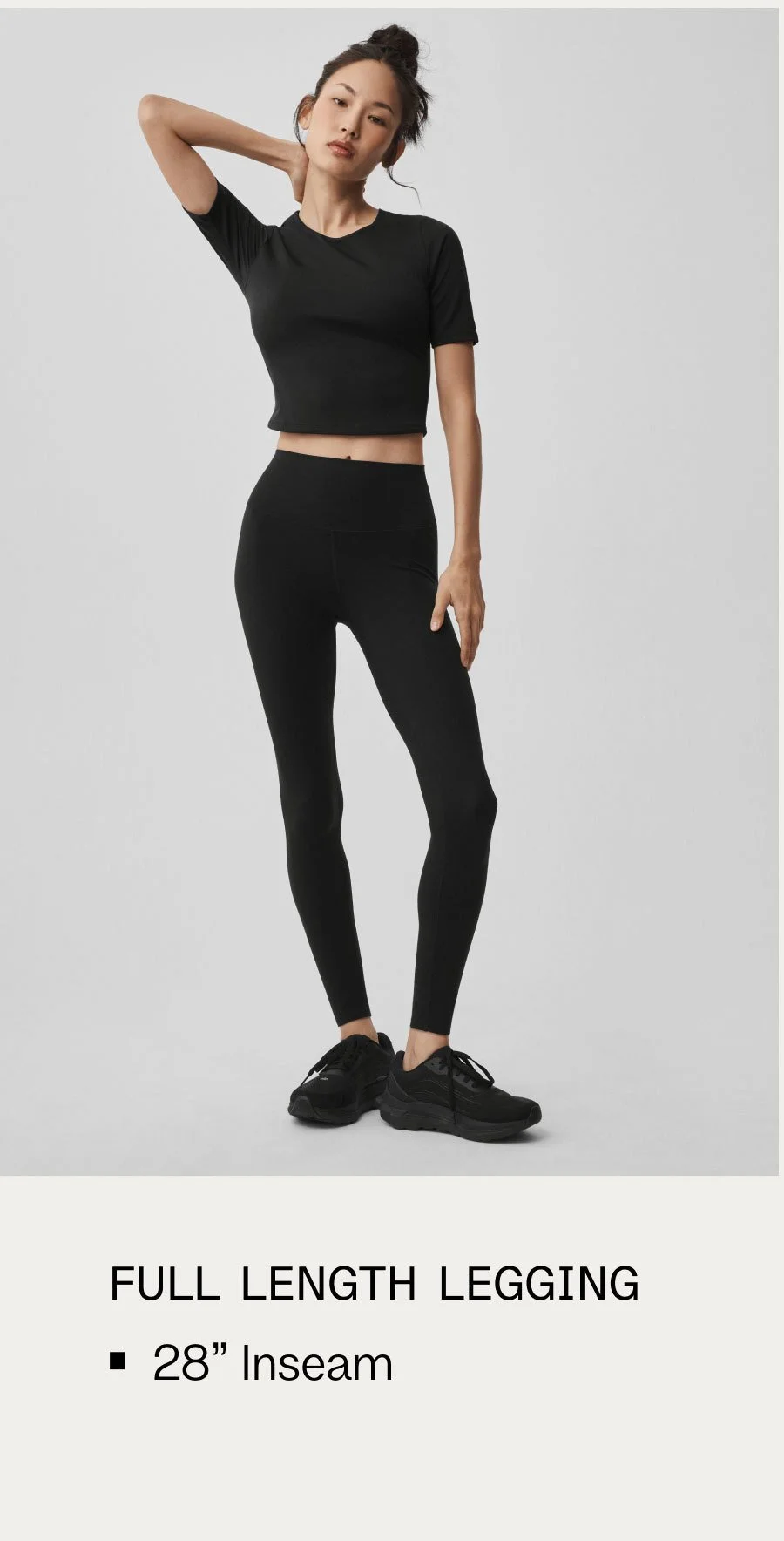 FULL LENGTH LEGGING 28 IN INSEAM