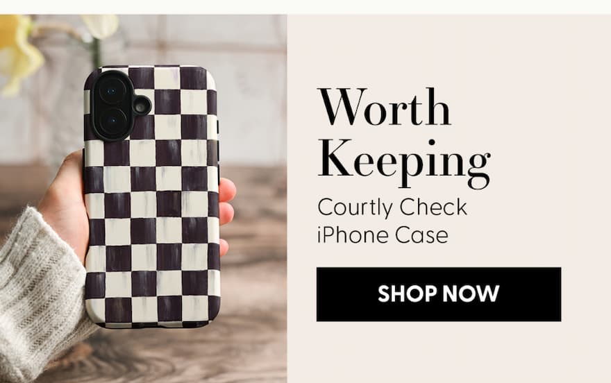 Mackenzie Childs Courtly Check