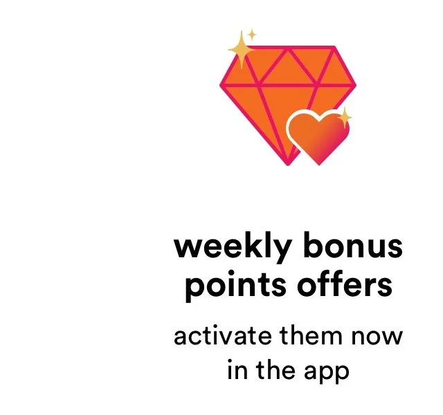 weekly bonus points offers