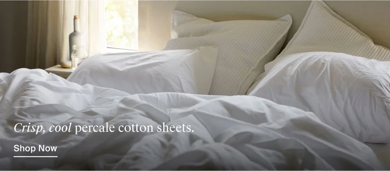 Percale Sheets | Shop Now