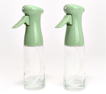 Chefologist Set of (2) 7-oz Glass Oil Sprayers