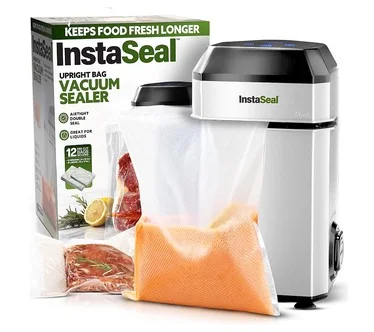 Bell & Howell InstaSeal Upright Bag Vacuum Sealer w/ Storage Bags