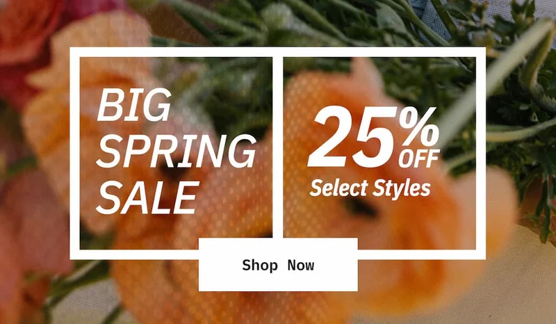 New Season, New Gear. Big Spring Sale Is Here. 25% Off Select Styles. Shop Now.