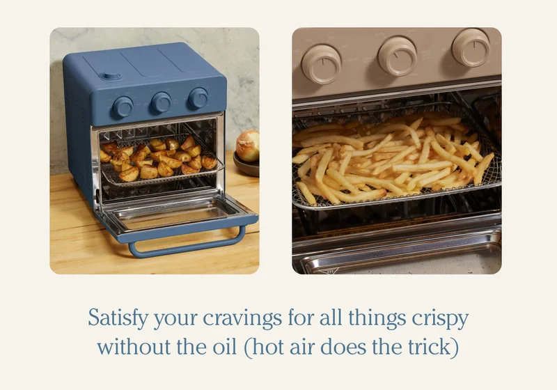 Satisfy your cravings for all things crispy without the oil (hot air does the trick)
