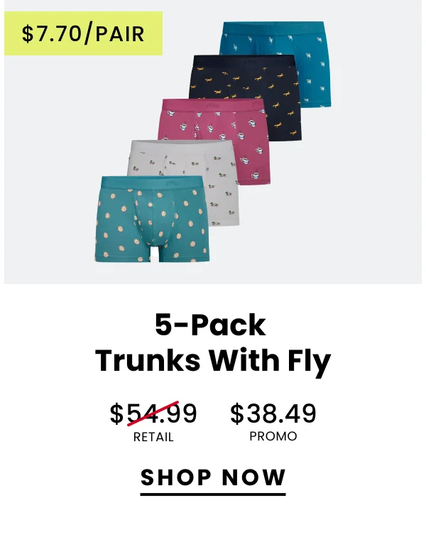 5-Pack Boxer Brief With Fly
