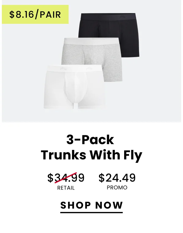 3-Pack Boxer Brief With Fly