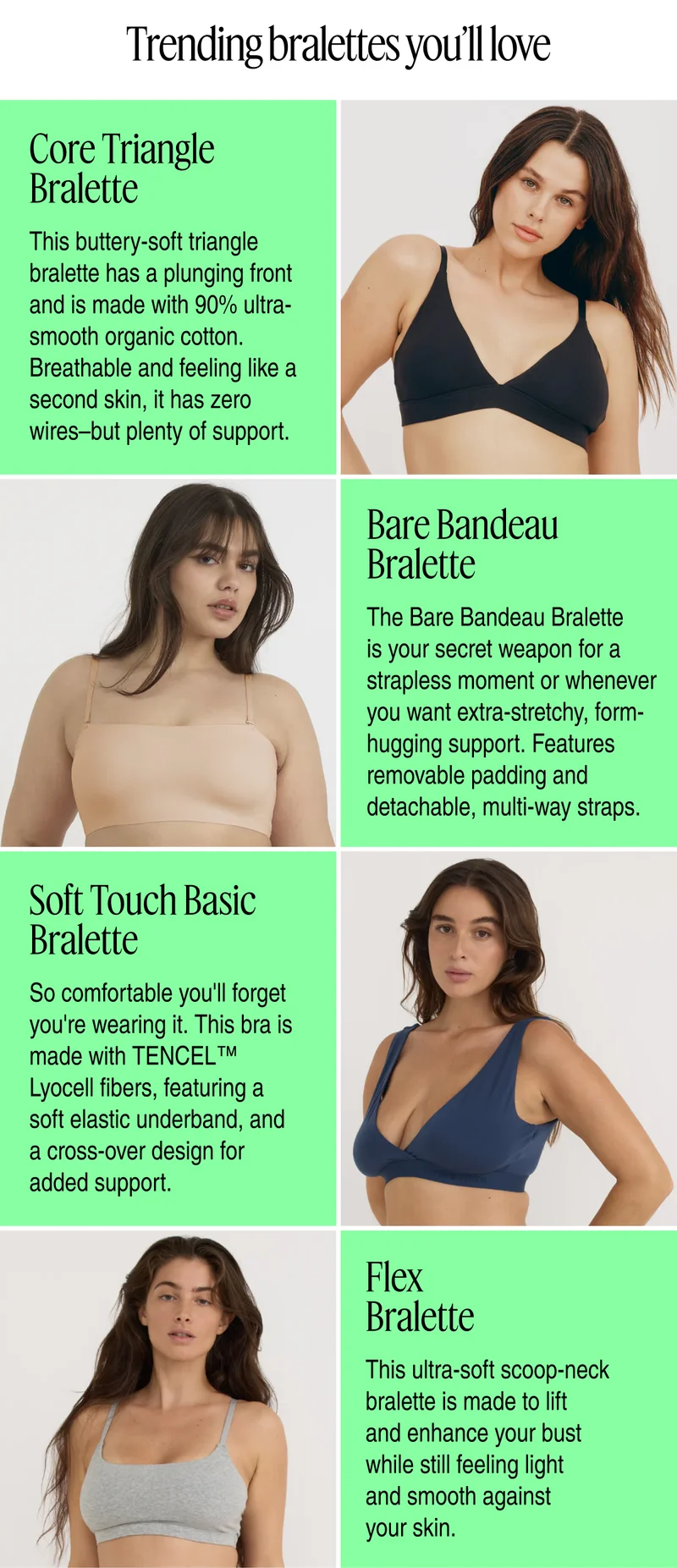 Trending bralettes you'll love