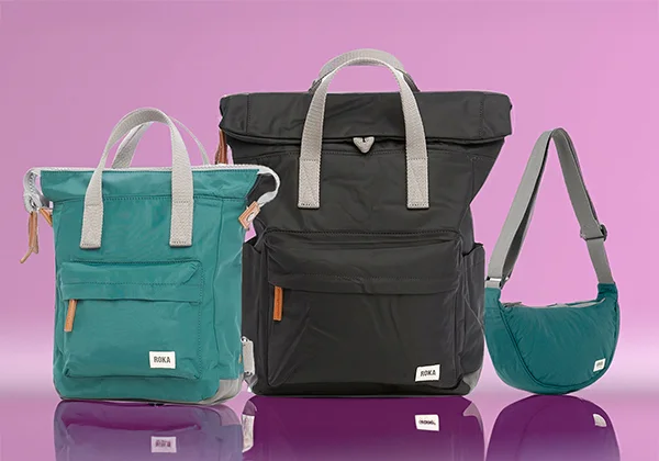 Complimentary cross-body with Roka backpacks at Case