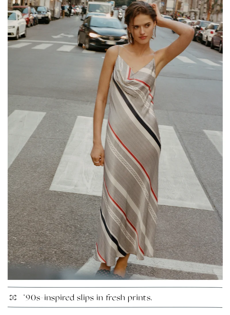 '90s-inspired slips in fresh prints