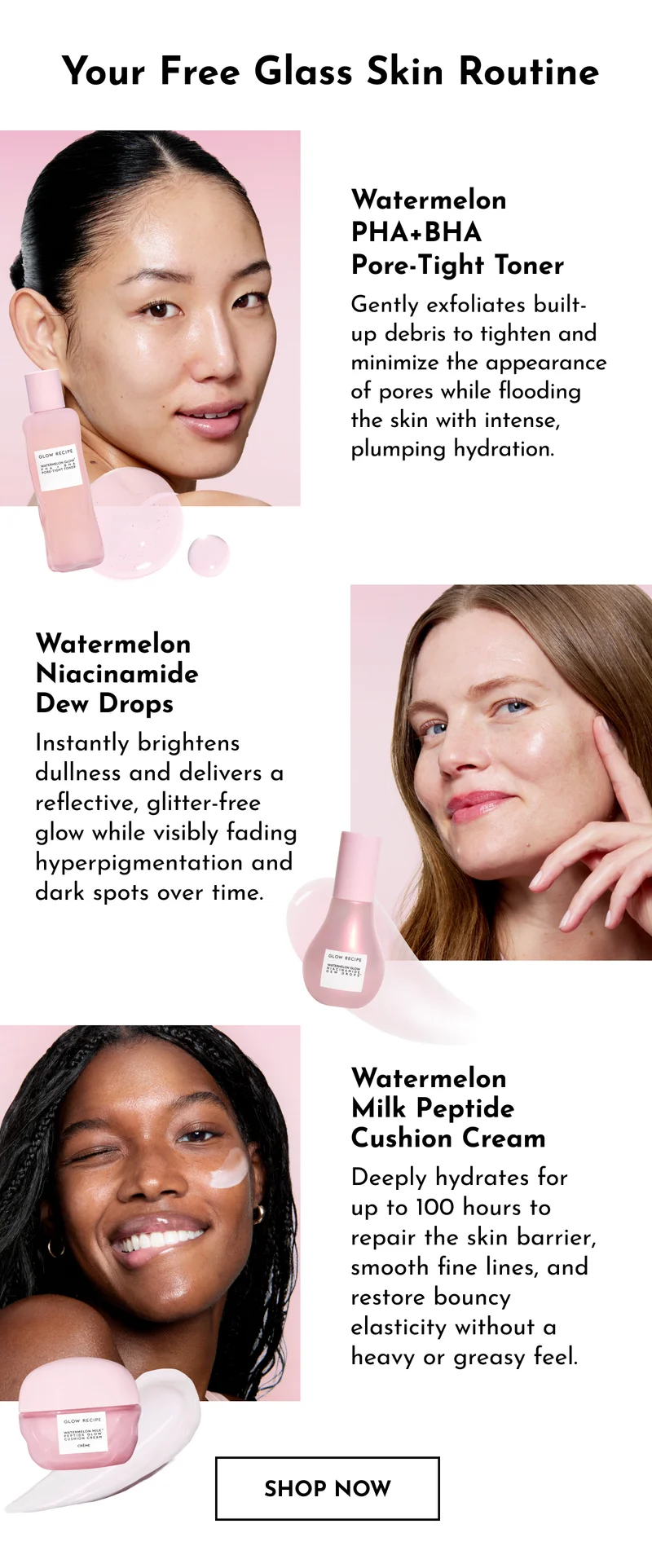 Free Glass Skin Mini Set with orders $75+