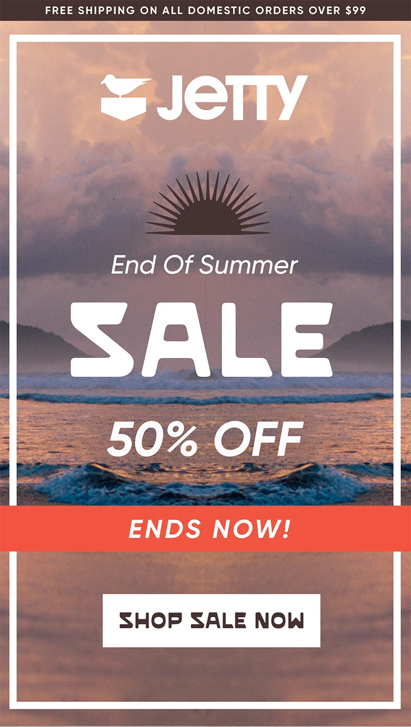 50% Off all summer