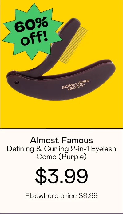 Defining & Curling 2-in-1 Eyelash Comb - Purple