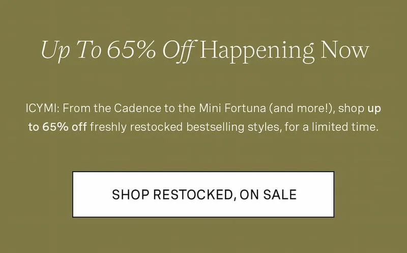 Bestsellers Restock Sale