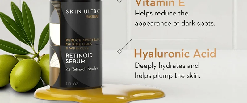Dual-Retinoid Technology, Vitamin E, and Hyaluronic Acid