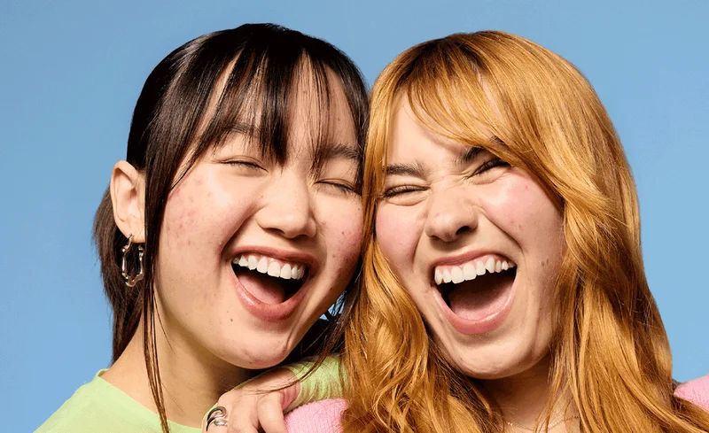 KraveBeauty Models smiling.