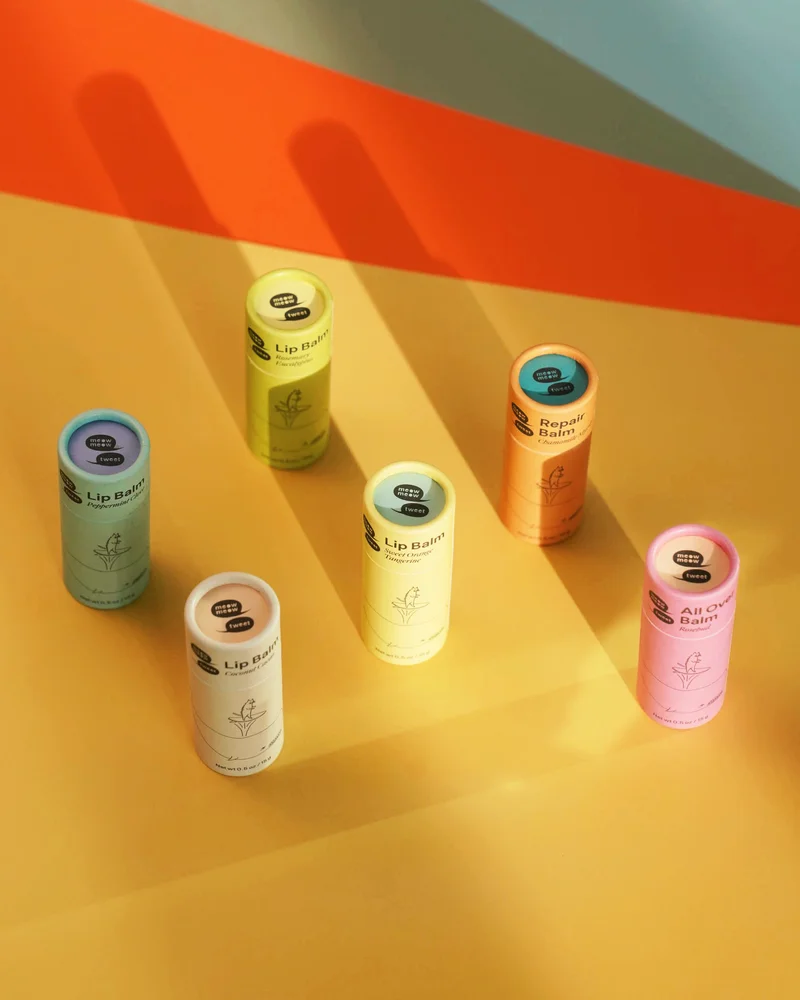 A collection of rainbow tubes seen from a bird's eye view