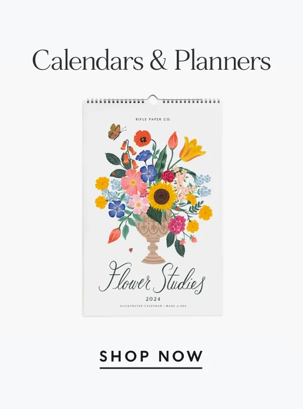 Shop Calendars and Planners