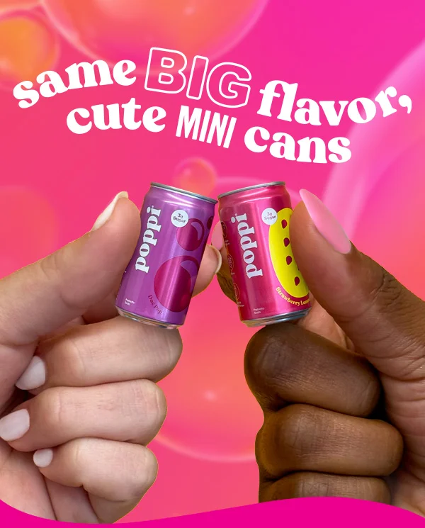 same BIG flavor, cute MINI cans