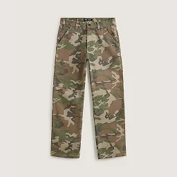 Drill Chore Carpenter Loose Denim Pants