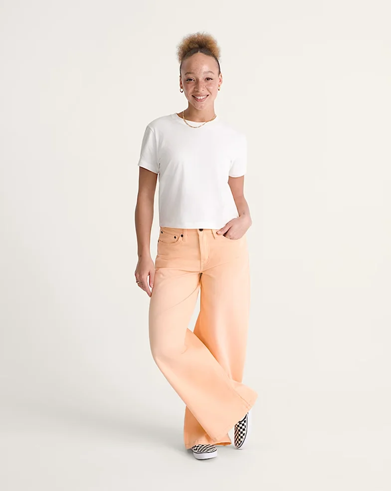Check-5 Low Rise Baggy Pants