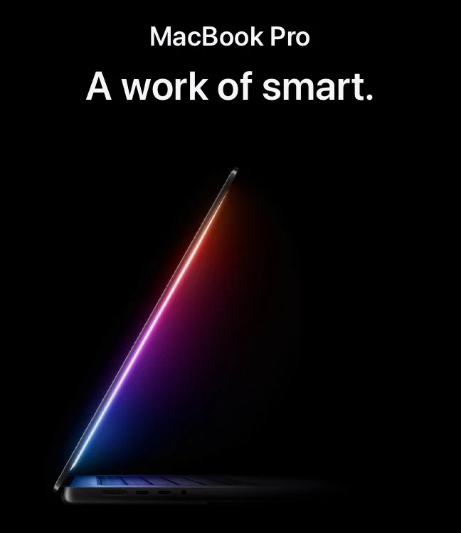 MacBook Pro A work of smart.