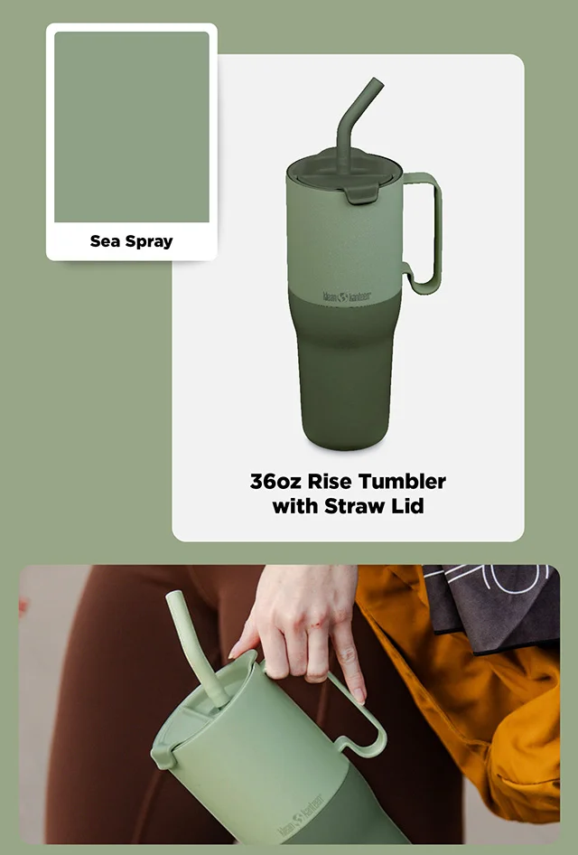 36oz Tumbler with Straw - Sea Spray
