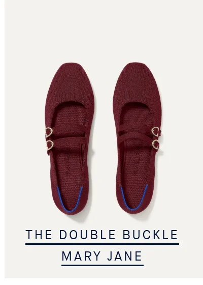 THE DOUBLE BUCKLE MARY JANE