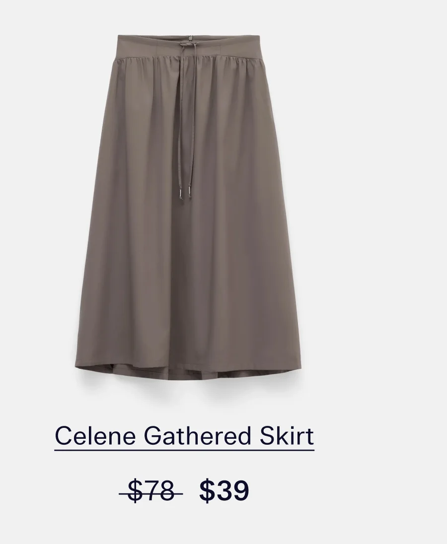 Celene Gathered Skirt
