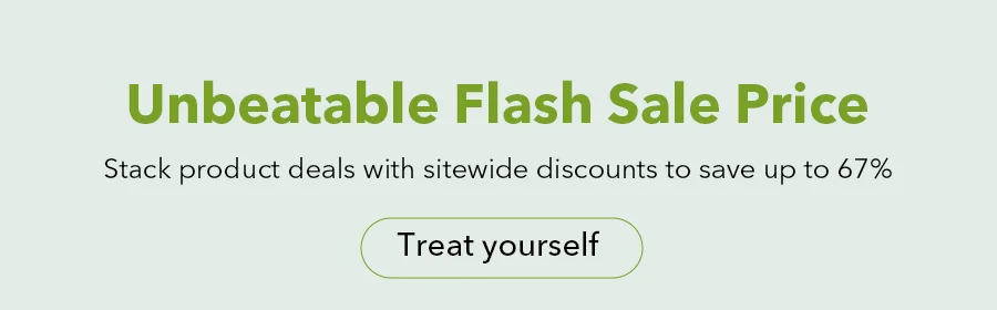 Stack product deals with sitewide discounts to save up to 67%