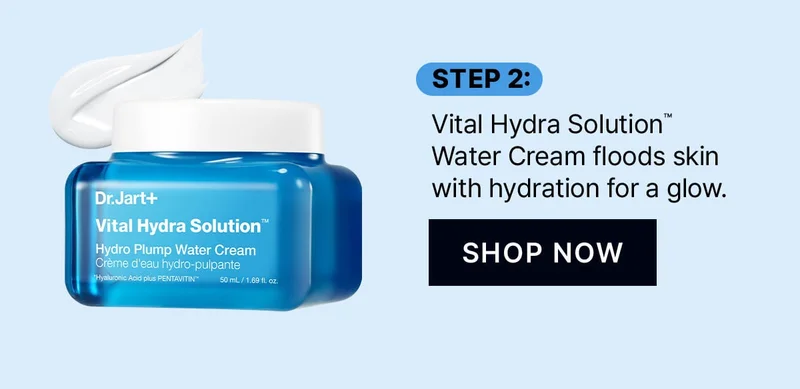Step 2: Vital Hydra Solution(TM) Water Cream floods skin with hydration for a glow. | SHOP NOW