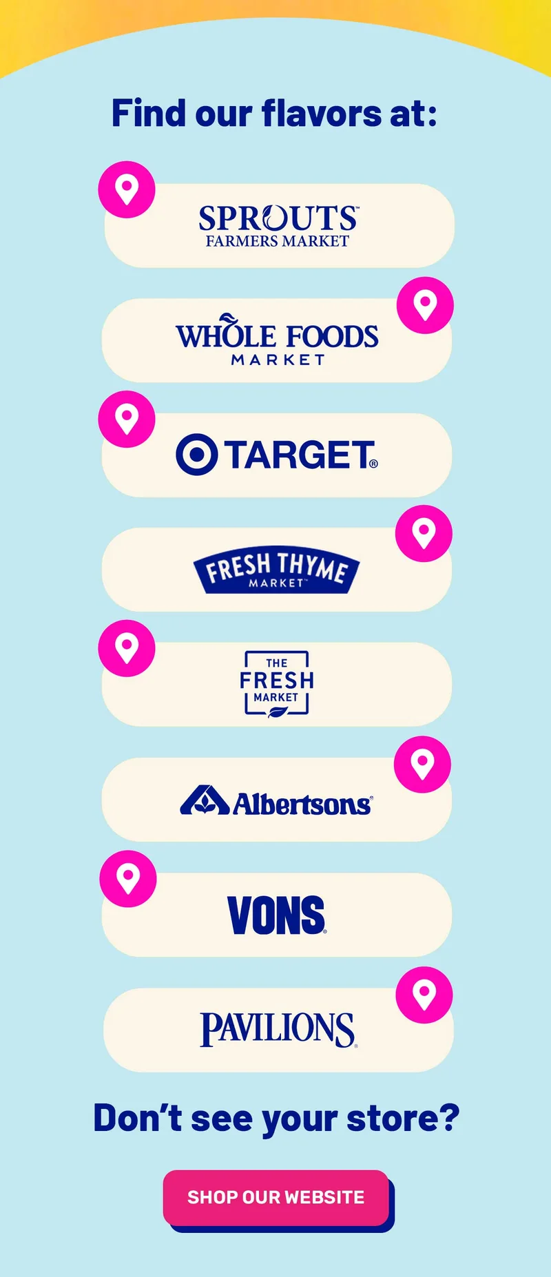 Don't see your store?