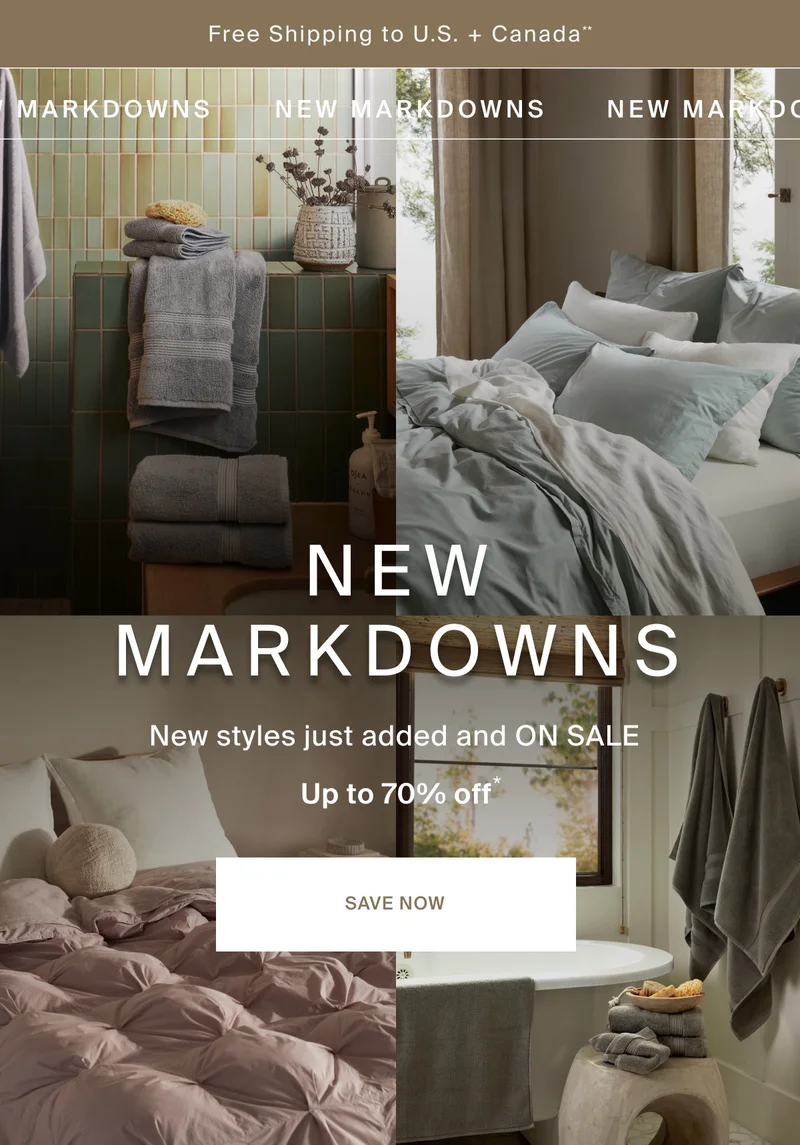 NEW MARKDOWNS | SAVE NOW
