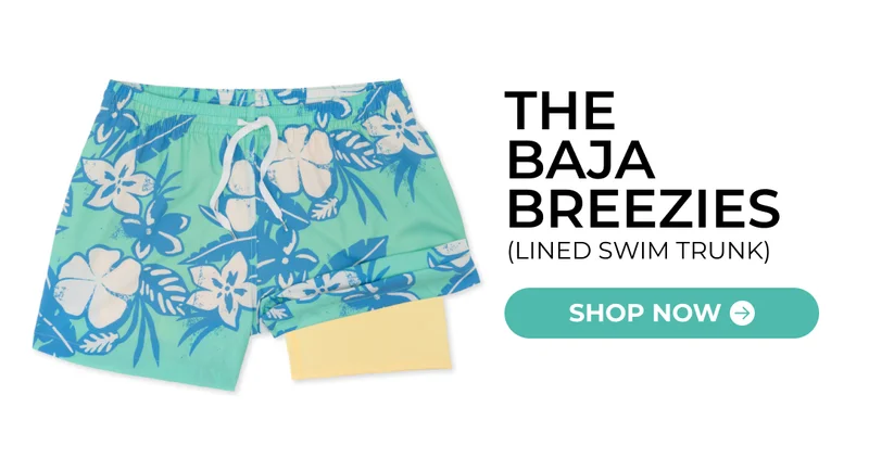 Lined Classic Swim Trunk: The Baja Breezies 4"