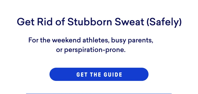 How to get rid of sweat stains
