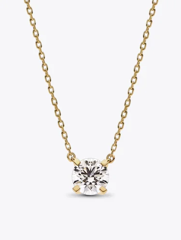 Pandora Era 14k Gold Lab-grown Diamond Pendant Necklace